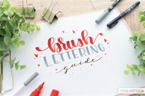 Brush calligraphy