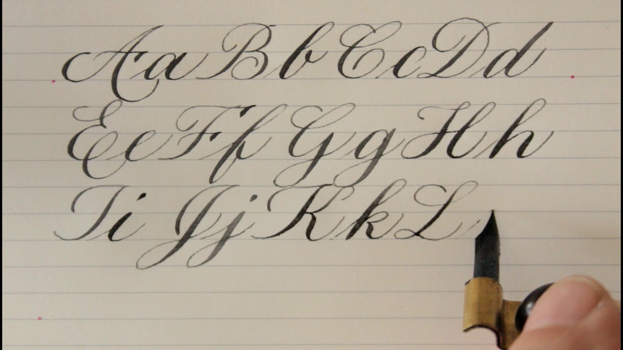 Copperplate calligraphy