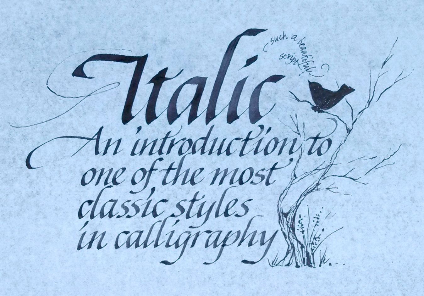 Italic Calligraphy