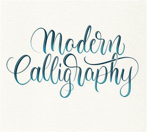 Modern calligraphy