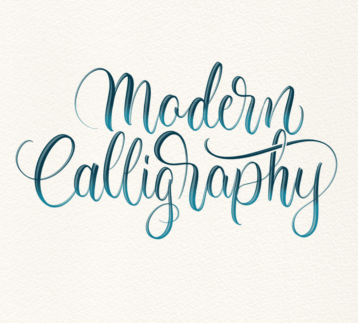 Modern Script Calligraphy